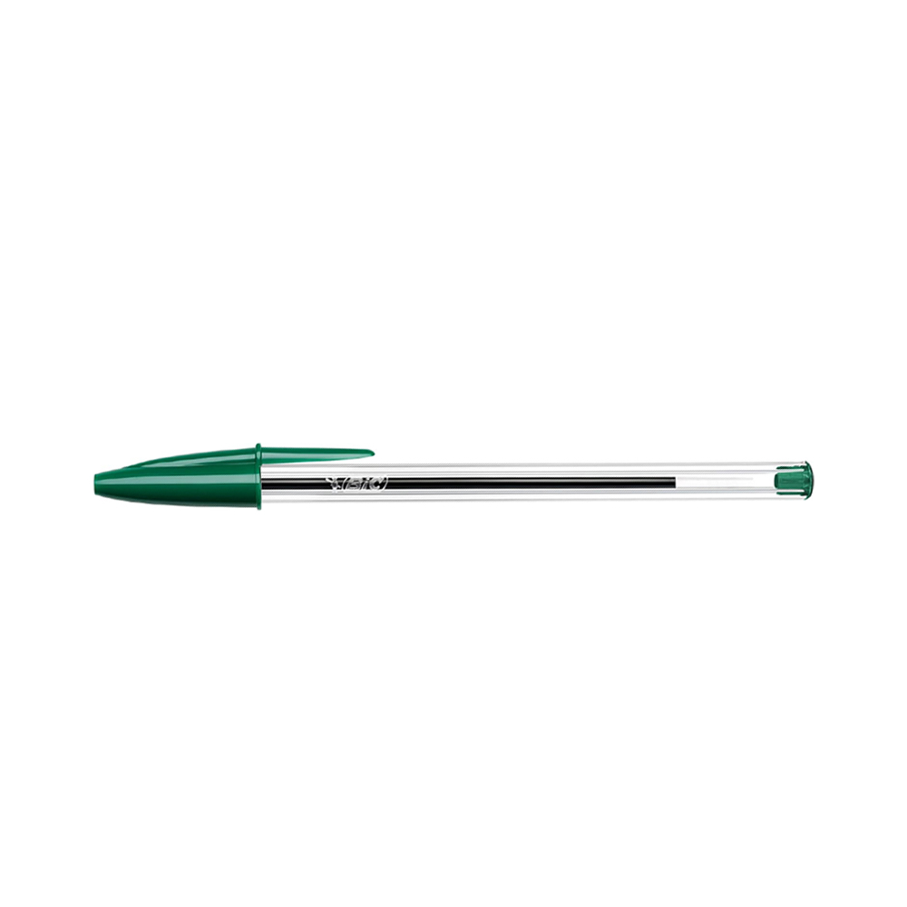 BOLIGRAFO BIC CRISTAL DURA MAS VERDE PUNTO MEDIO 1.0 MILIMETROS - Image 3