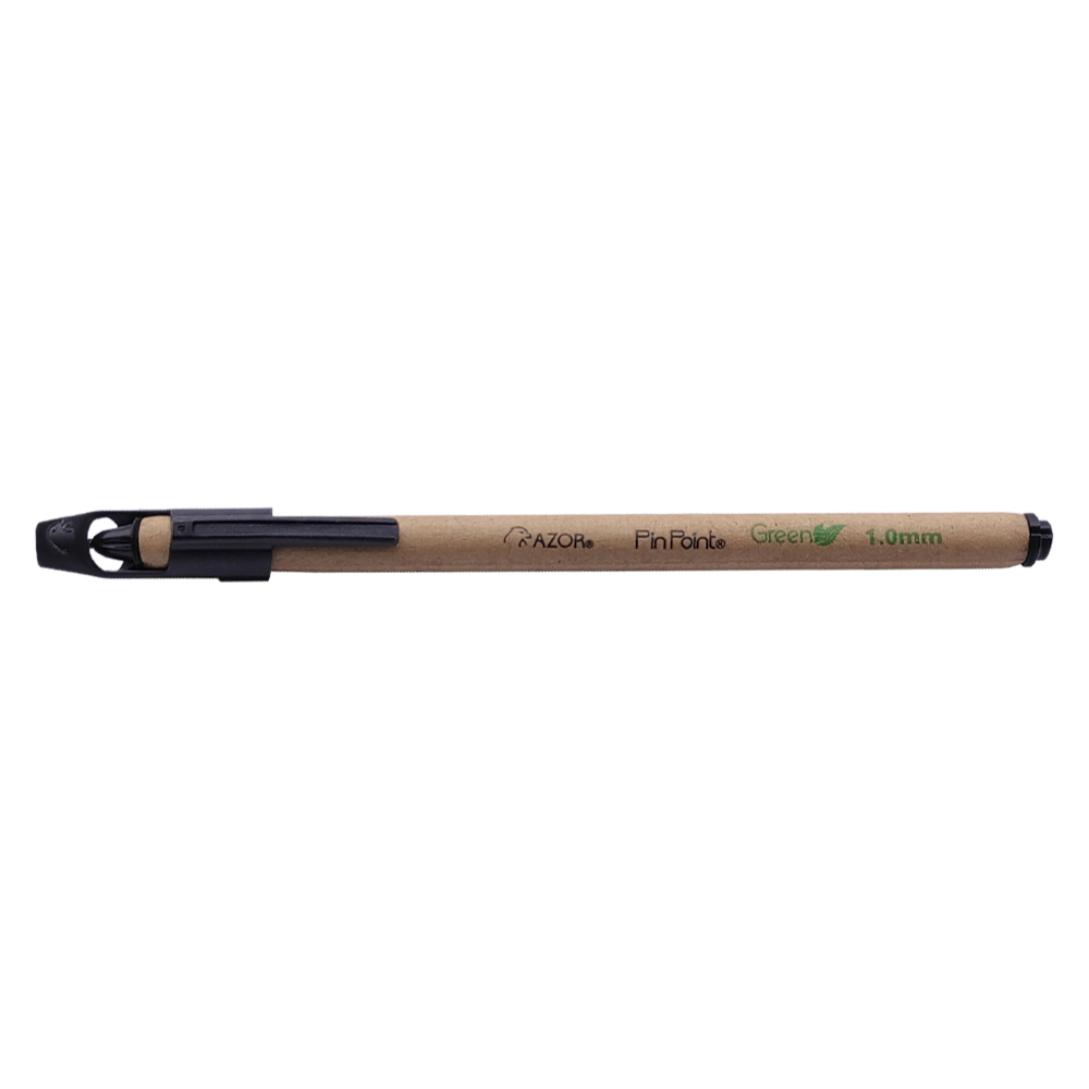 BOLIGRAFO AZOR PINPOINT GREEN 6860NE NEGRO MEDIANO PUNTO DE AGUJA 1.0 MILIMETROS - Image 3