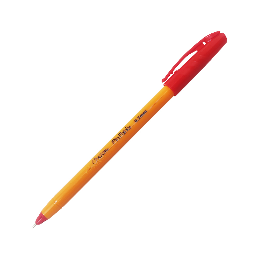 BOLIGRAFO AZOR PIN POINT 6820RO ROJO PUNTA FINA 0.7 MILIMETROS