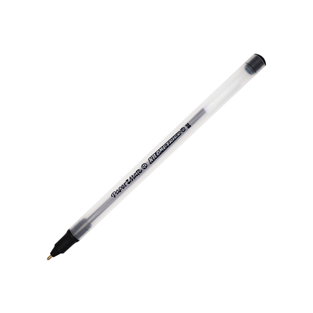 BOLIGRAFO PAPER MATE KILOMETRICO ECONOMICO 2129429 PUNTA MEDIA 1.0 MILIMETRO NEGRO