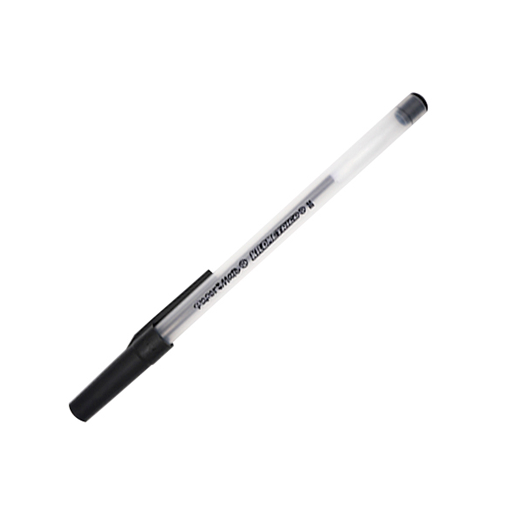 BOLIGRAFO PAPER MATE KILOMETRICO ECONOMICO 2129429 PUNTA MEDIA 1.0 MILIMETRO NEGRO - Image 2