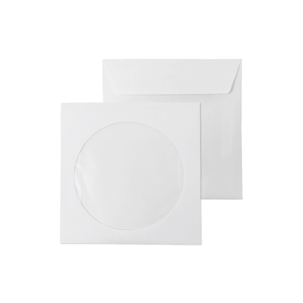 SOBRE DE PAPEL MAPASA PARA CD BLANCO HA0126 PAQUETE CON 50 PIEZAS - Image 3