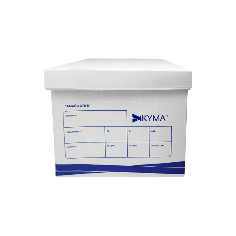 CAJA DE PLASTICO KYMA CJKY-PL-OF PARA ARCHIVO TAMAÑO OFICIO 56 X 38 CENTIMETROS - Image 2