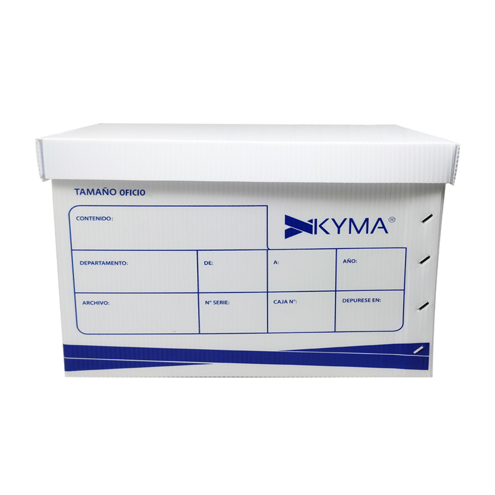 CAJA DE PLASTICO KYMA CJKY-PL-OF PARA ARCHIVO TAMAÑO OFICIO 56 X 38 CENTIMETROS - Image 3