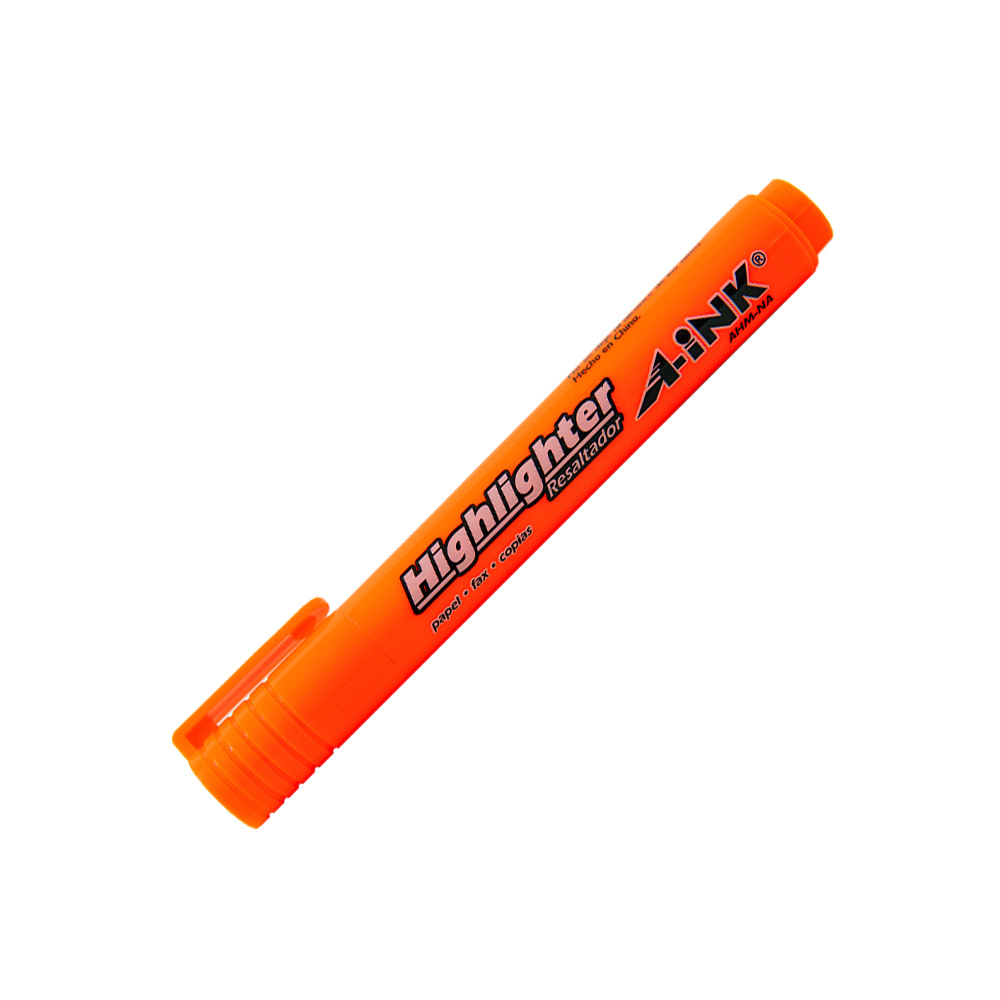 MARCATEXTOS PUNTA CINCEL ARTLINE A-INK AHM-NA NARANJA BASE AGUA