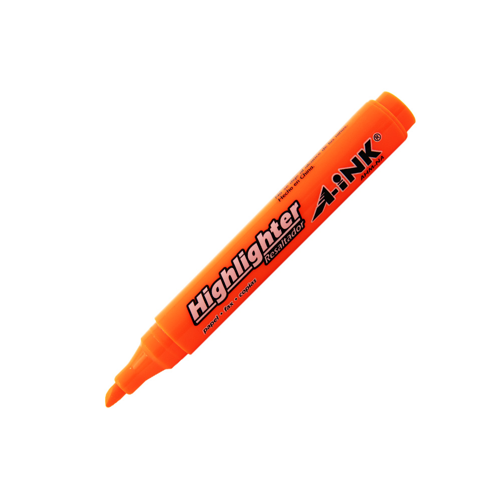 MARCATEXTOS PUNTA CINCEL ARTLINE A-INK AHM-NA NARANJA BASE AGUA - Image 2