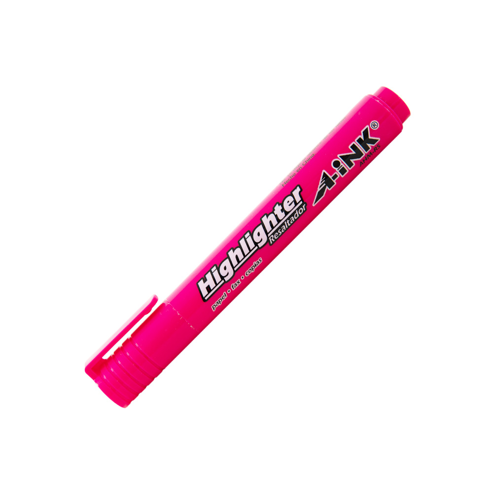 MARCATEXTOS PUNTA CINCEL ARTLINE A-INK AHM-RS ROSA BASE AGUA