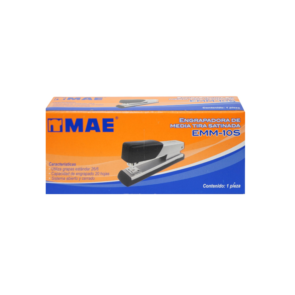 ENGRAPADORA METALICA MAE EMM-10S SATINADA DE MEDIA TIRA