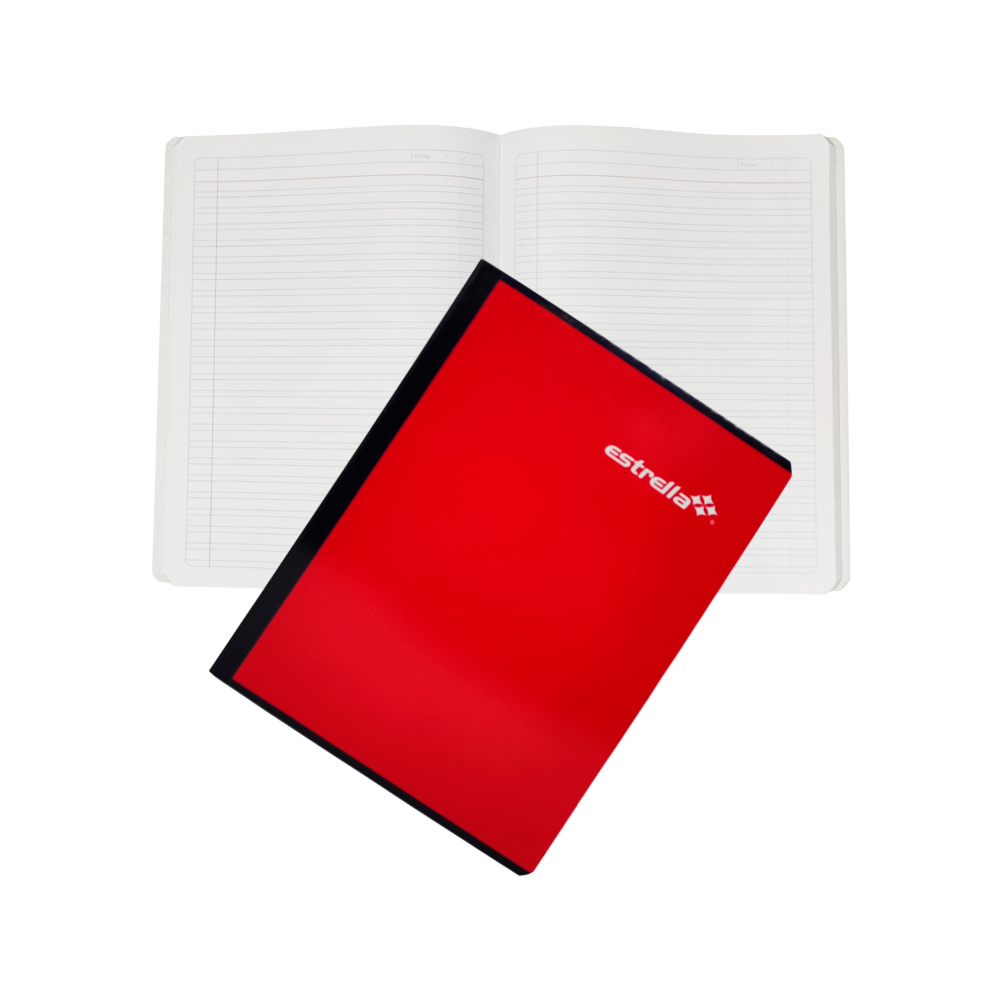 CUADERNO PROFESIONAL ESTRELLA 0613 DOBLE RAYA COSIDO 100 HOJAS - Image 3