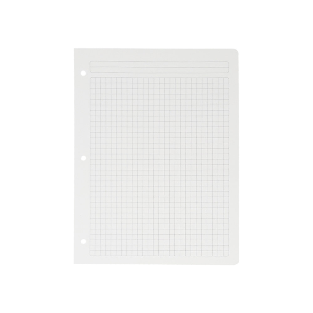 HOJA DE PAPEL ESTRELLA 0559 PAQUETE CON 100 PIEZAS RESPUESTO PARA CARPETA TAMAÑO CARTA CUADRO GRANDE - Image 2