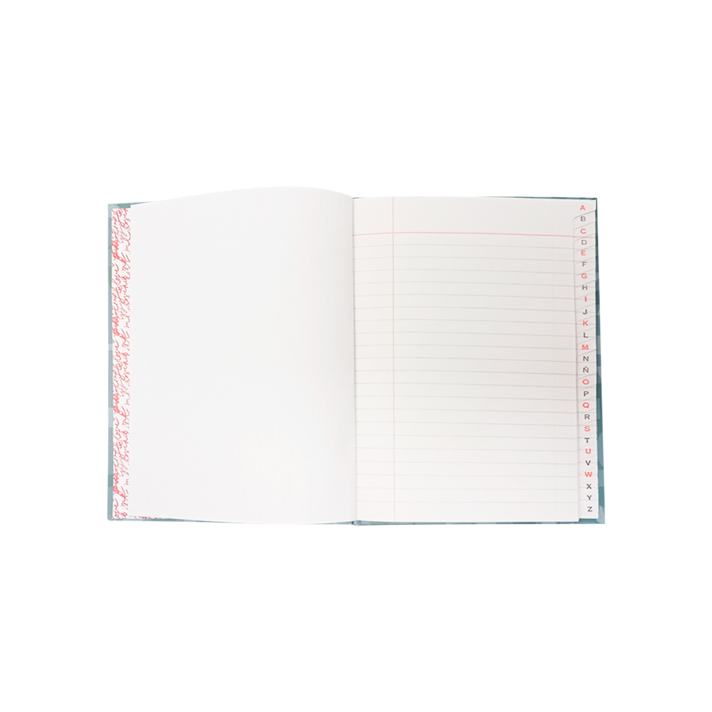 CUADERNO FORMA FRANCESA ESTRELLA 0210 RAYA CON INDICE PASTA DURA COSIDO 96 HOJAS - Image 2
