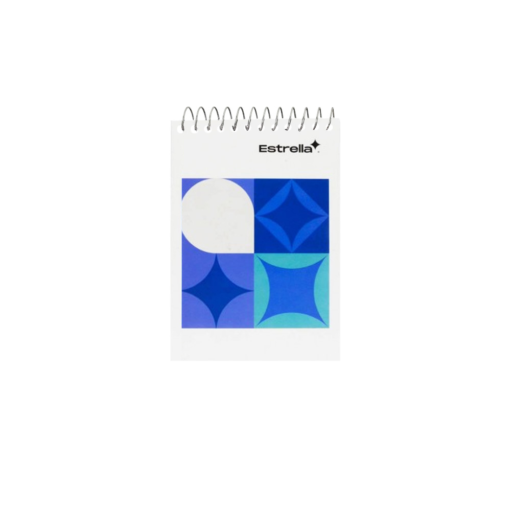 CUADERNO DE BOLSILLO ESTRELLA 100-E 0057 RAYA ESPIRAL 40 HOJAS