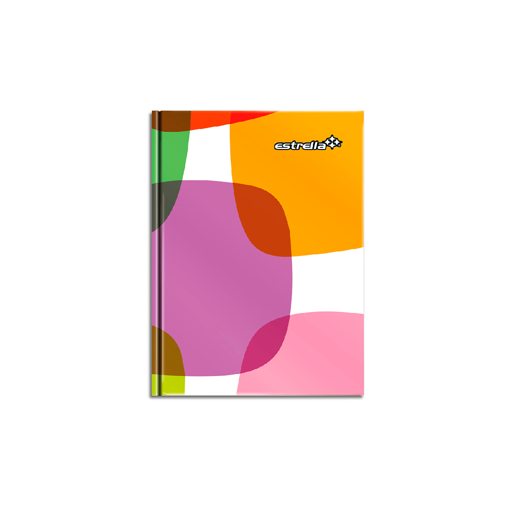 CUADERNO FORMA FRANCESA ESTRELLA 0080 RAYA PASTA DURA COSIDO 192 HOJAS
