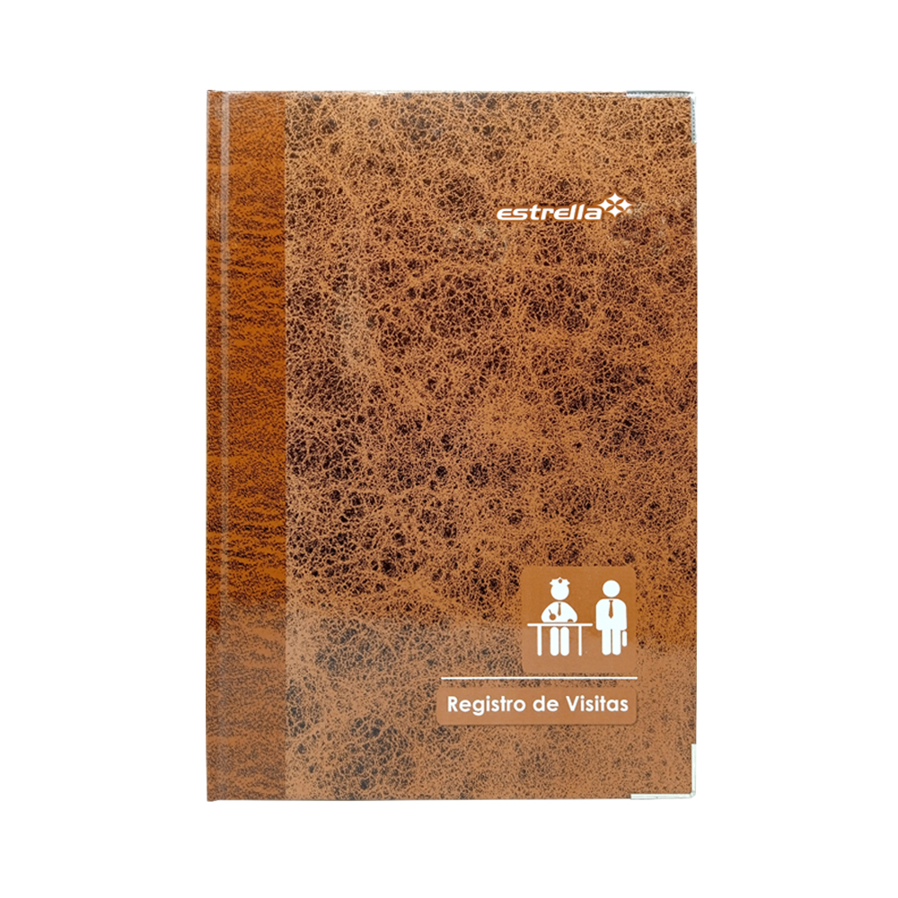 LIBRO FLORETE ESTRELLA 0121 96 HOJAS FORMA FRANCESA REGISTRO DE VISITAS