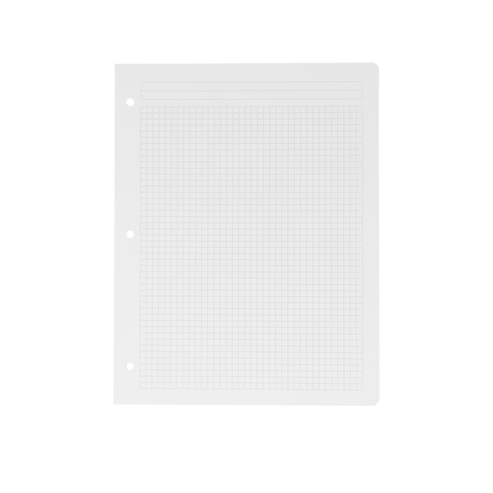 HOJA DE PAPEL ESTRELLA 0562 PAQUETE CON 100 PIEZAS RESPUESTO PARA CARPETA TAMAÑO CARTA CUADRO CHICO - Image 2