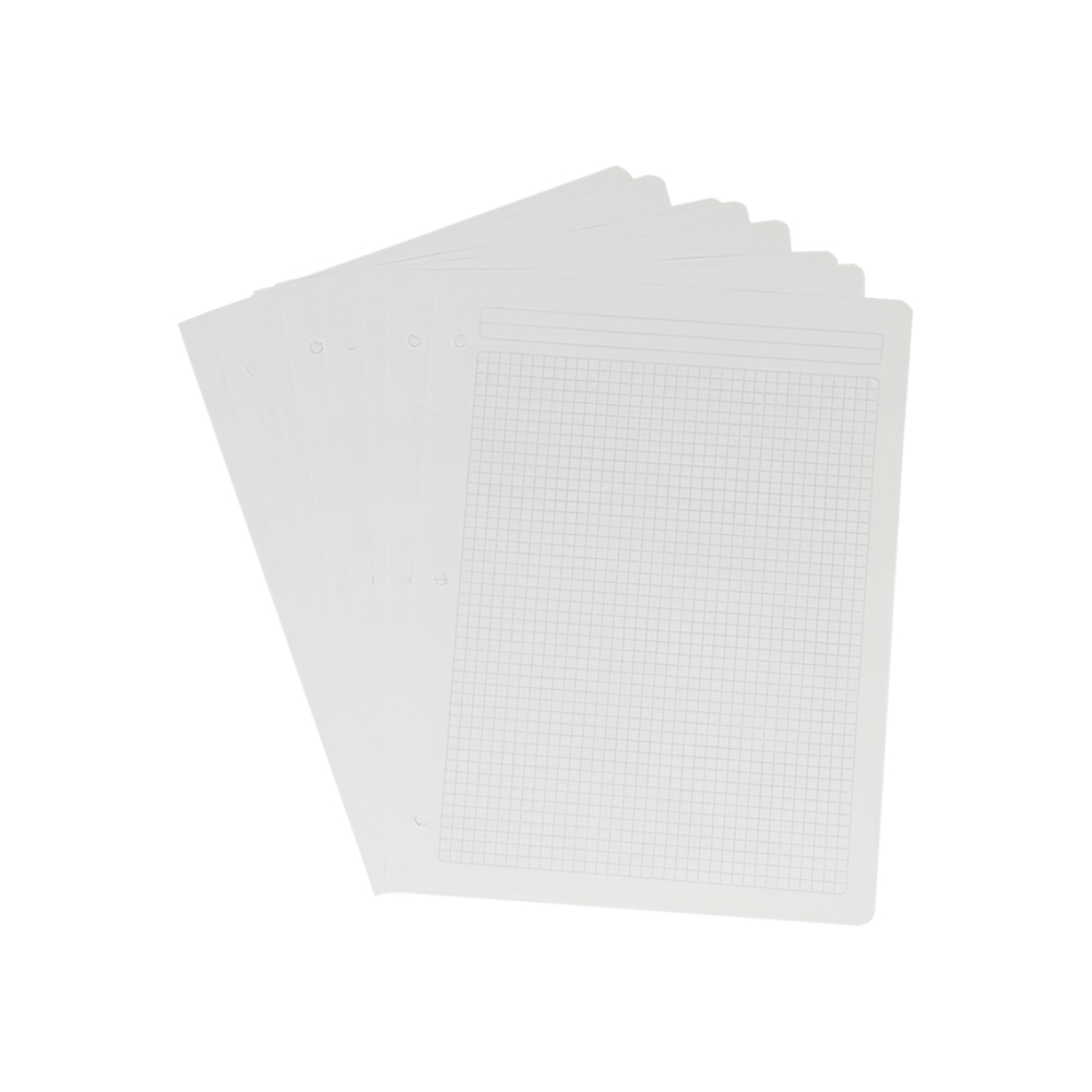 HOJA DE PAPEL ESTRELLA 0562 PAQUETE CON 100 PIEZAS RESPUESTO PARA CARPETA TAMAÑO CARTA CUADRO CHICO - Image 3