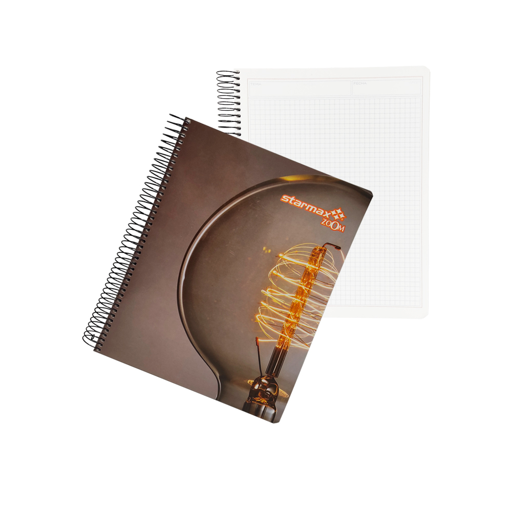 CUADERNO PROFESIONAL ESTRELLA STARMAX 0207 CUADRO 5 MILIMETROS ESPIRAL 200 HOJAS - Image 3