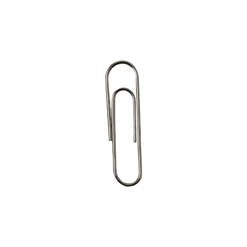 CLIP ESTANDAR MAE CS2 PAQUETE CON 100 PIEZAS NIQUELADO NUMERO 2 - Image 3