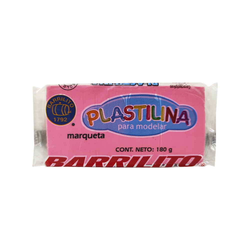 PLASTILINA EN BARRA BARRILITO MARQUETA RS180 ROSA