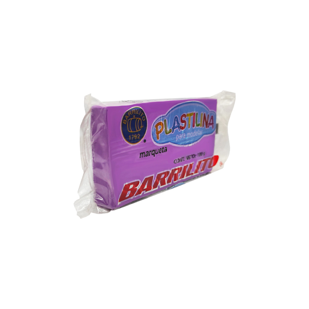 PLASTILINA EN BARRA BARRILITO MARQUETA VT180 180 GRAMOS VIOLETA - Image 3