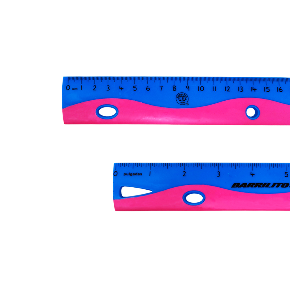 REGLA DE PLASTICO BARRILITO 8199RPF 30 CENTIMETROS FLEXIBLE - Image 2