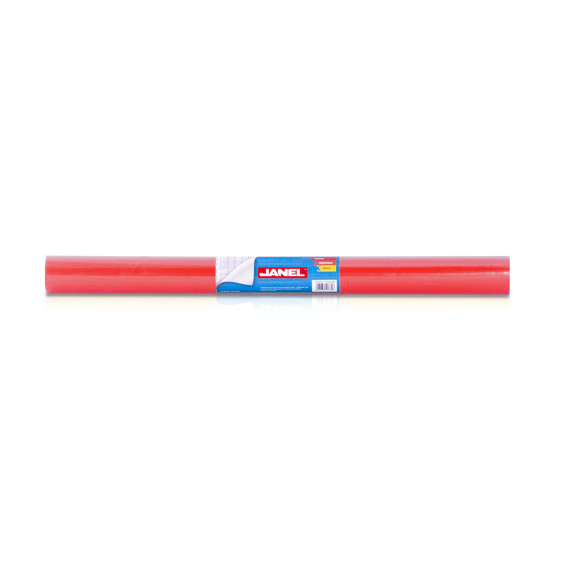 FORRO ADHESIVO JANEL KRISTAL ROJO 105 ROLLO DE 45 CENTIMETROS X 1.5 METROS
