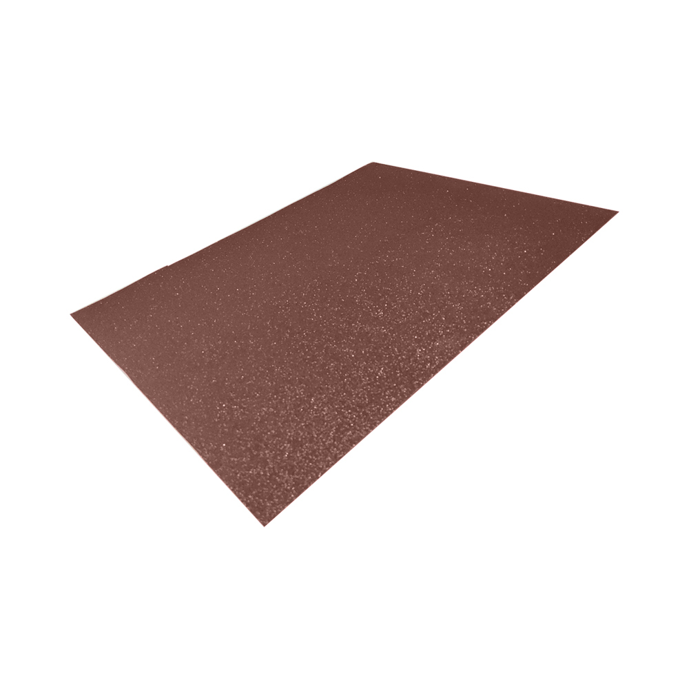 PAPEL FOAMY PLIEGO CON DIAMANTINA 45 X 60 COLOR CAFE - Image 3