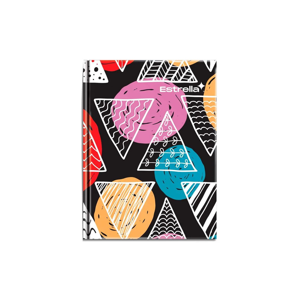 CUADERNO FORMA FRANCESA ESTRELLA 0086 CUADRO 7 MILIMETROS PASTA DURA COSIDO 96 HOJAS