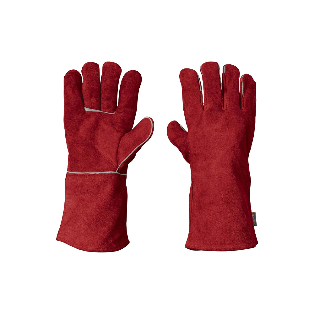 GUANTE DE CARNAZA TRUPER GU-505 ROJO UNITALLA