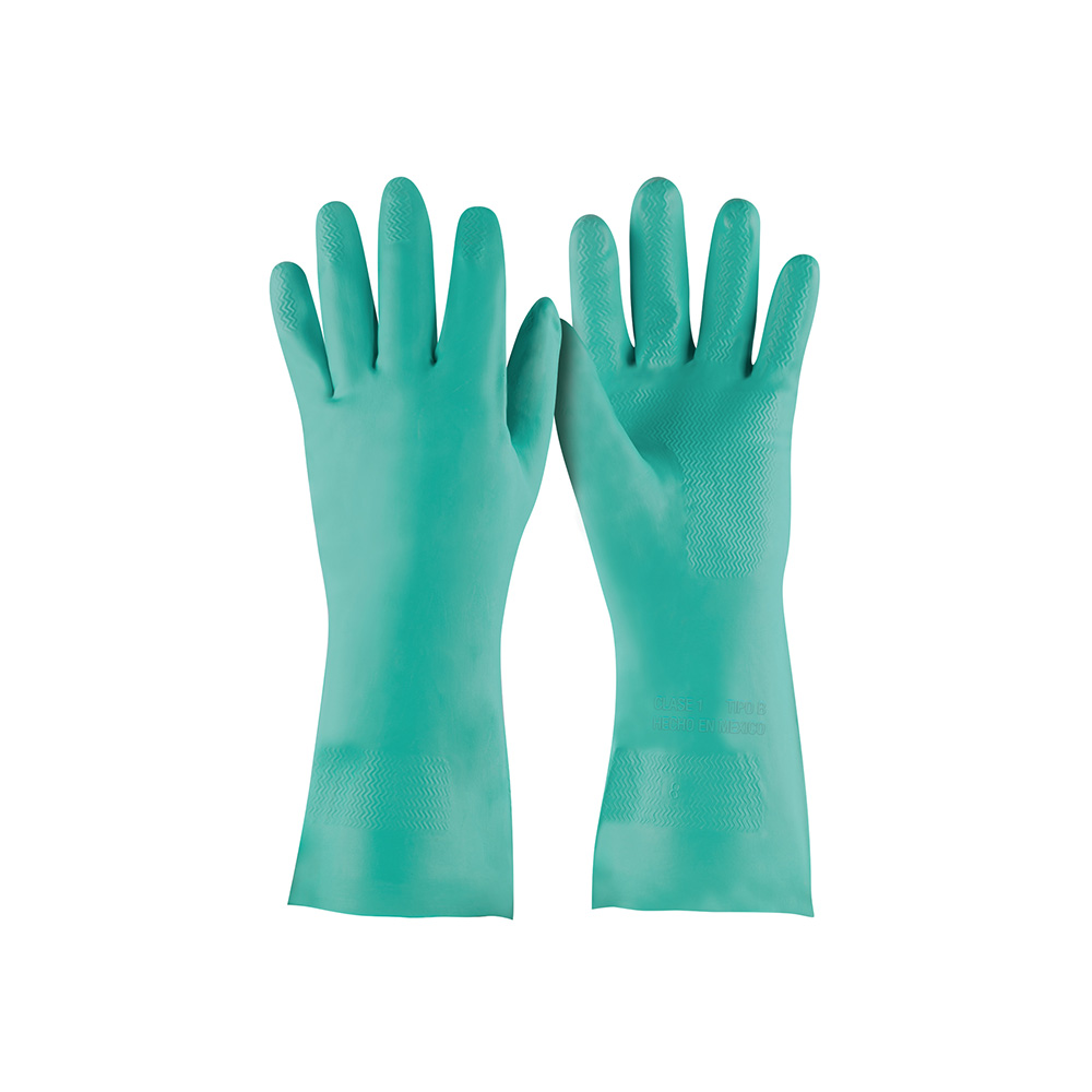 GUANTES DE NITRILO TRUPER GU-823 TALLA GRANDE PARA MANEJO DE SOLVENTES