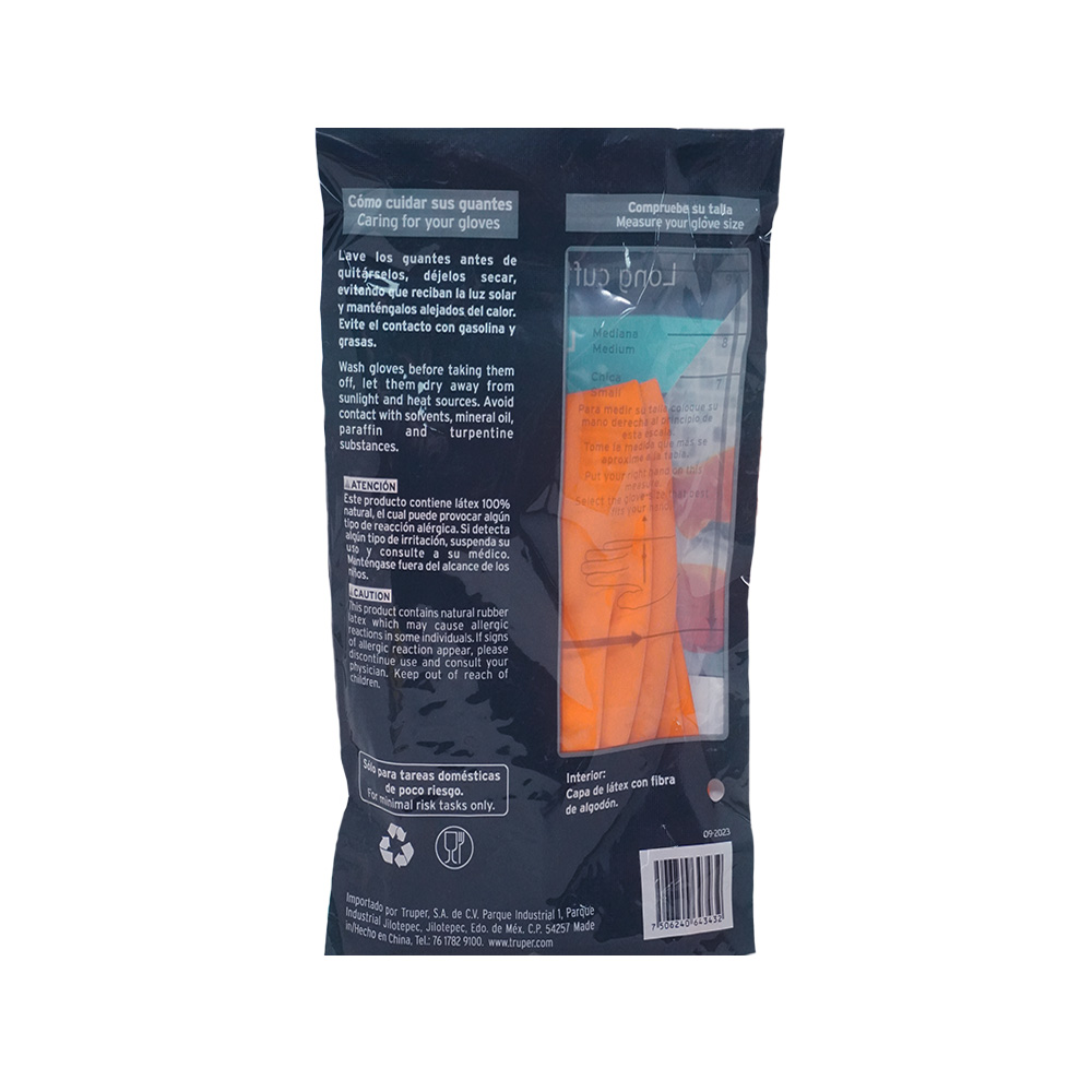 GUANTES DE LATEX TRUPER GU-313 TALLA GRANDE PARA LIMPIEZA - Image 3