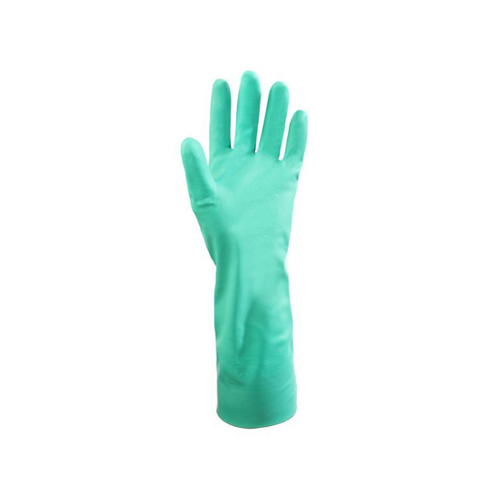 GUANTE DE NITRILO VERDE ALYGER LGN-2080-9 TALLA 8 13'' LARGO CAJA CON 12 PARES