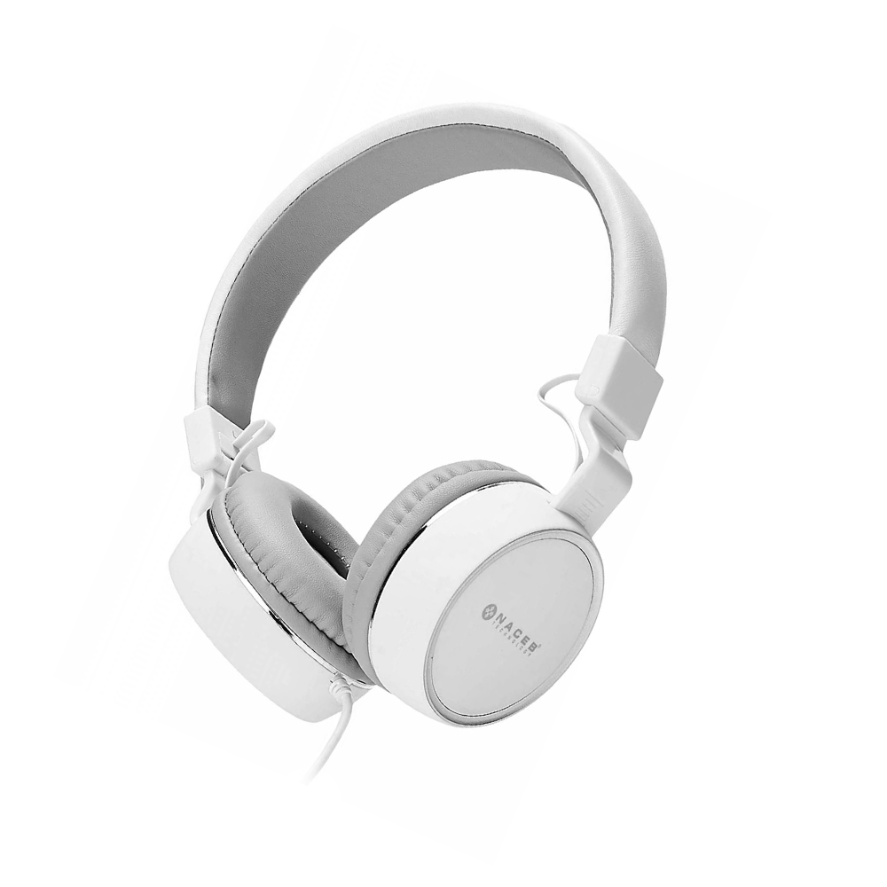 AUDIFONOS NACEB TECHNOLOGY NA-0310B GRIS 3.5 MM 1.2 M 110 DB 3DB