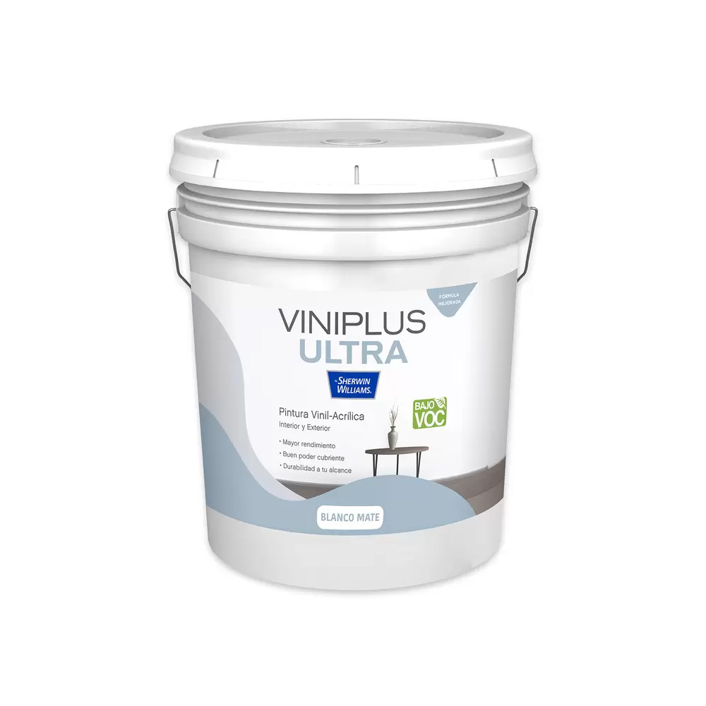 PINTURA VINILACRILICA SHERWIN WILLIAMS 570983 DE 18.92 LITROS BLANCA