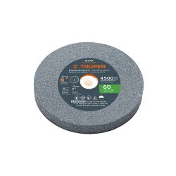 RUEDA ABRASIVA PARA ESMERIL CON OXIDO DE ALUMINIO TRUPER PIES-63460