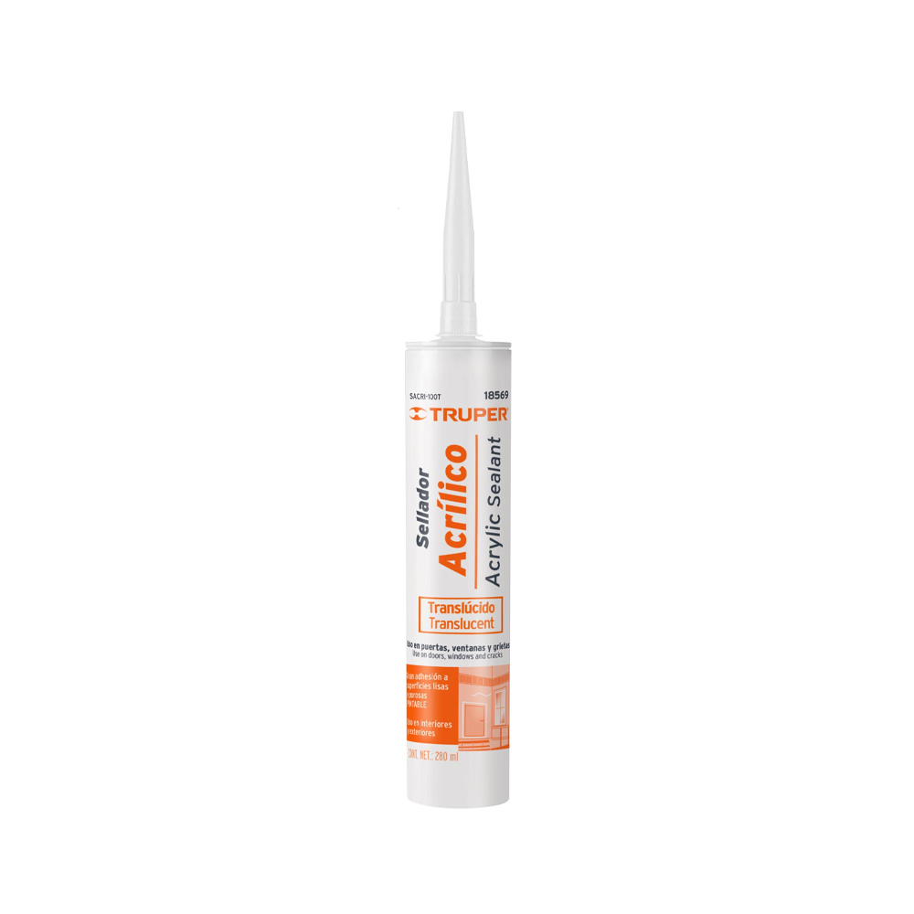 SELLADOR ACRILICO TRUPER SACRI-100T TRANSPARENTE 280 MILILITROS