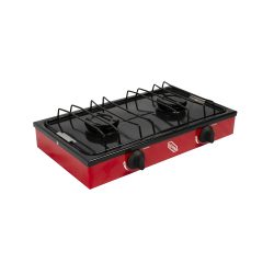PARRILLA A GAS IUSA 604973 2 QUEMADORES ROJO