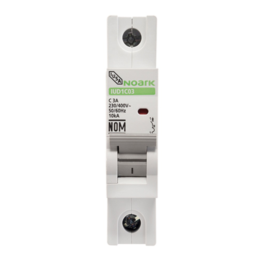 INTERRUPTOR TERMOMAGNÉTICO RIEL DIN IUSA 616890 1 POLO 25 AMPERES