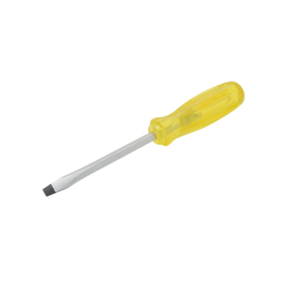 DESTORNILLADOR URREA 9804 AMBAR BARRA CUADRADA PUNTA PLANA 1/4'' X 4''