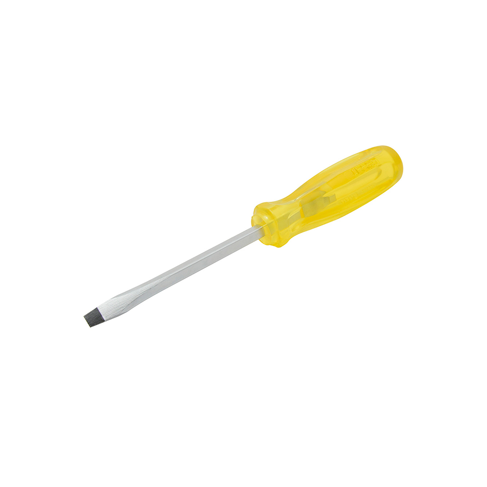 DESTORNILLADOR URREA 9808 ÁMBAR BARRA CUADRADA PUNTA PLANA 3/8''X8