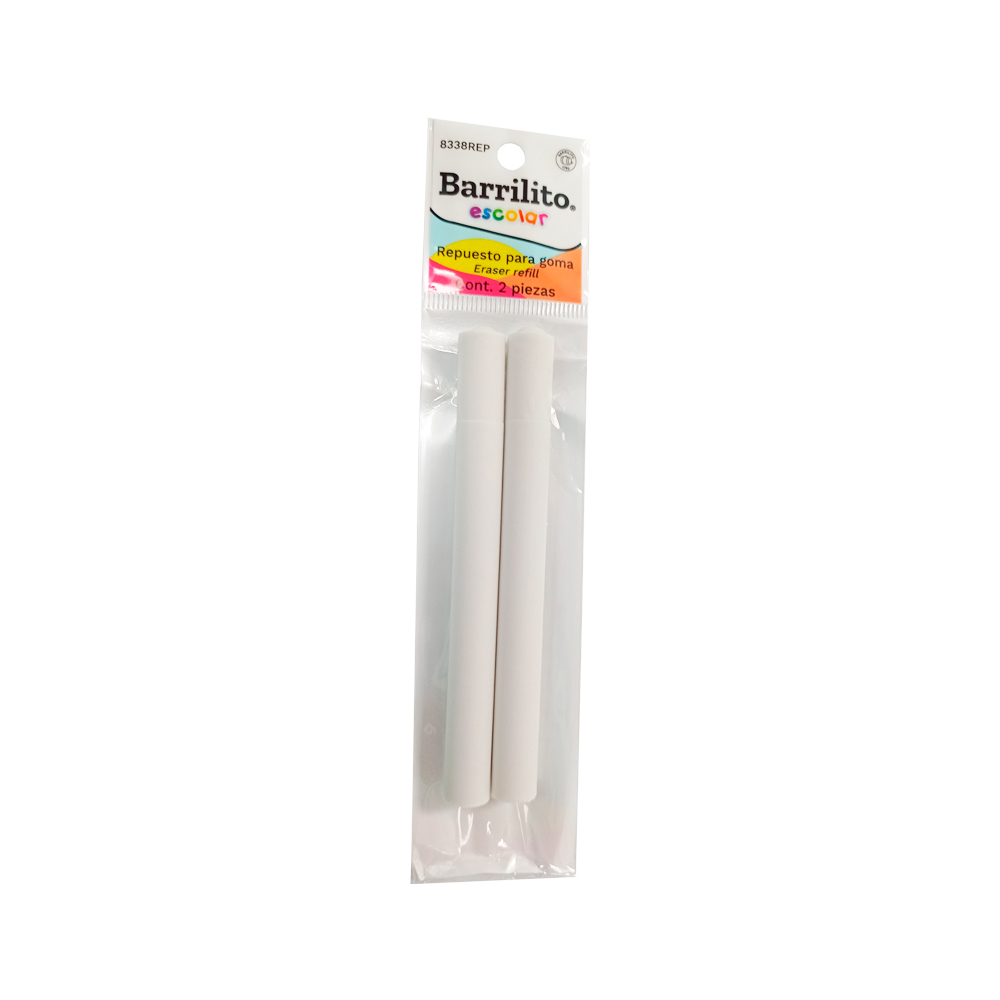 REPUESTO DE BORRADOR BARRILITO 8338REP PAQUETE CON 2 PIEZAS PARA MODELO 8338GTP