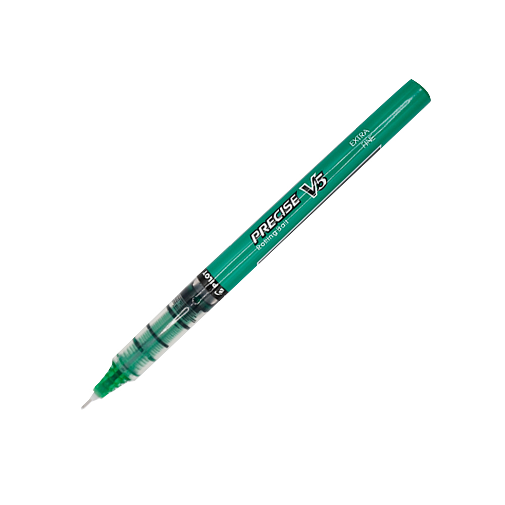 BOLIGRAFO PILOT PRECISE V5 25104 VERDE, PUNTO EXTRA FINO
