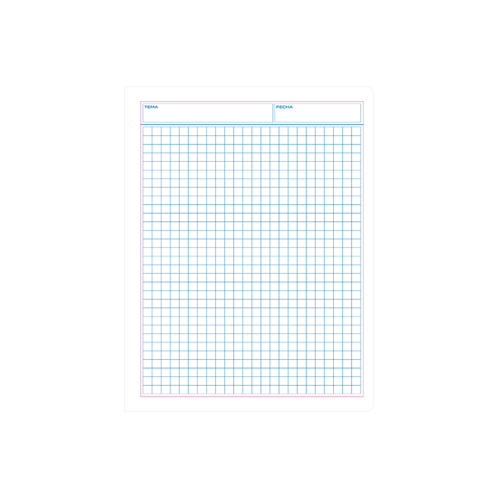 CUADERNO PROFESIONAL ESTRELLA UNICO 0716 CUADRO 5 MILIMETROS DOBLE ESPIRAL 100 HOJAS - Image 2