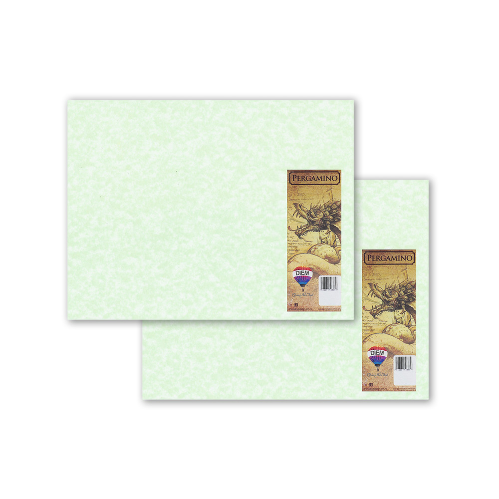 PLIEGO PERGAMINO EXTENDIDO DIEM VERDE0 50 CENTIMETROS X 65 CENTIMETROS PAQUETE CON 100 PIEZAS 90 GRA - Image 3