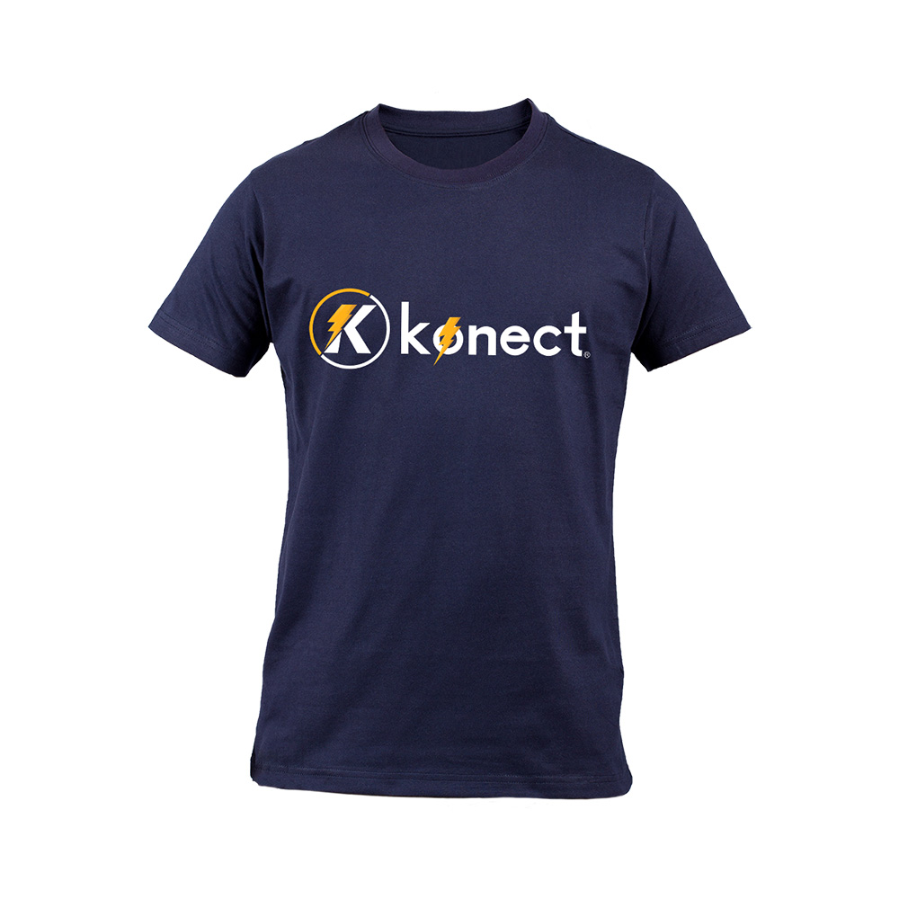 PLAYERA INSTITUCIONAL KONECT PIKMH AZUL TALLA MEDIANA HOMBRE